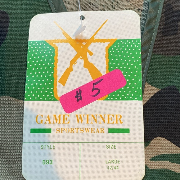 NWT Game Winner Camouflage Hunting Vest: Size Large - Picture 9 of 9